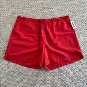 Duluth Trading Co. Women's Grab 6" Pull On Shorts Carnation Red Size XXL NWT